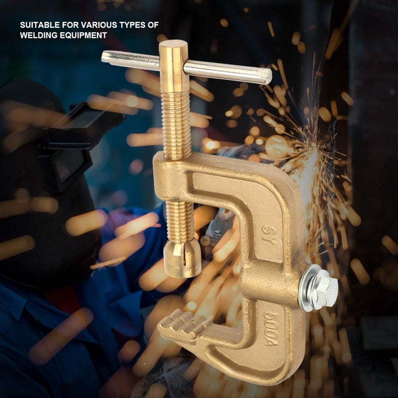 Simlug Welding Earth Clamp 500A Brass Material Classical G Shape Ground Welding Earth Clamp for Welding Machine - Image 3